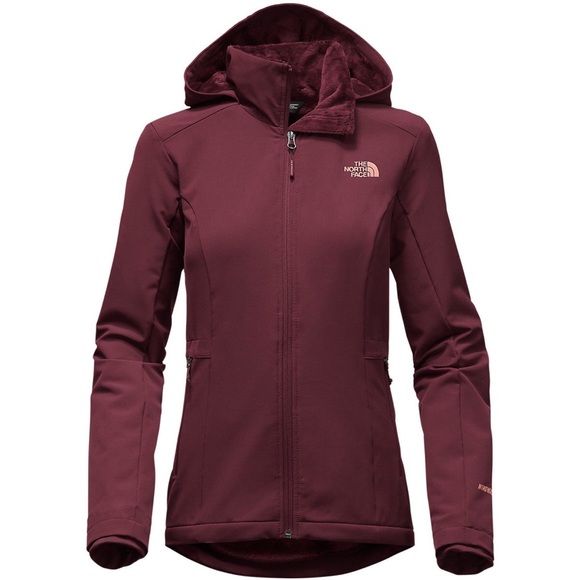 The North Face Jackets & Blazers - The North Face Women's Burgundy Softshell Hooded Jacket